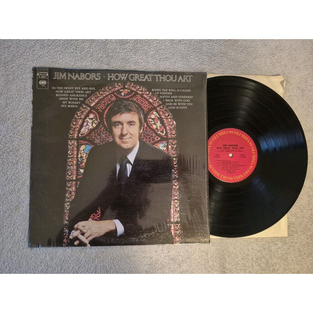VTG 1971 Jim Nabors How Great Thou Art LP 33 Gospel Columbia Records C 30671